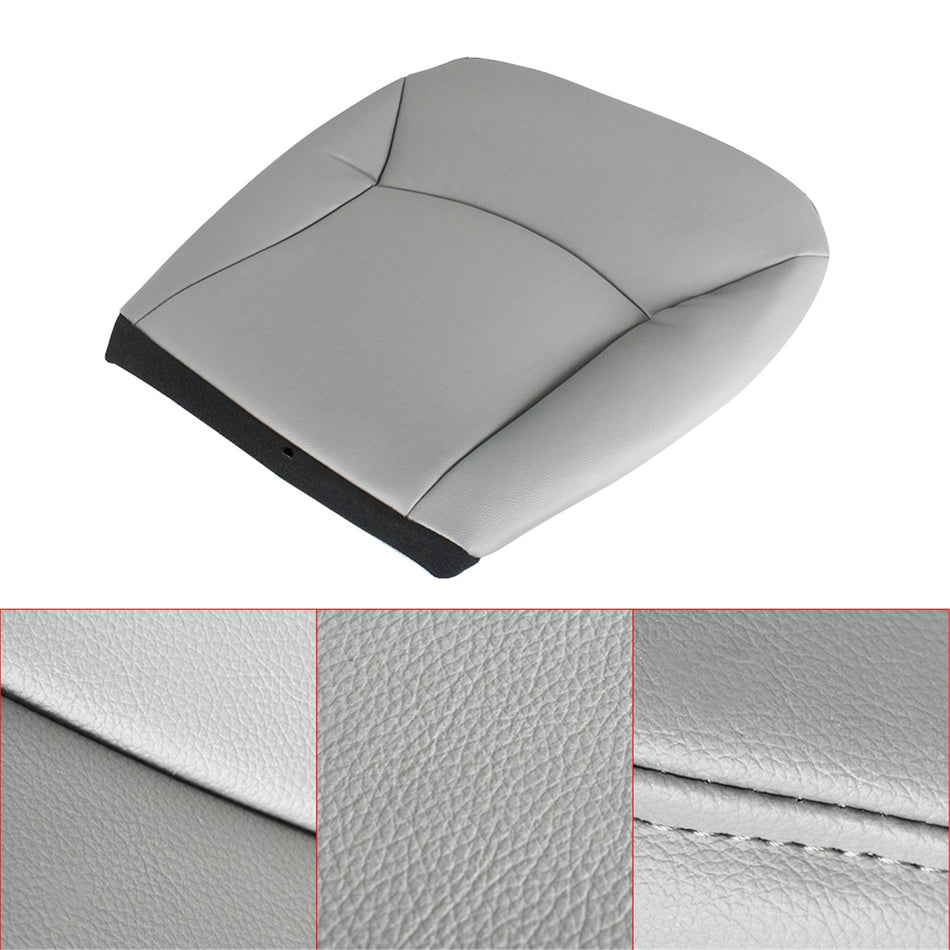 labwork Driver Side Bottom Seat Cover For 02-08 Ford E150 E250 Cargo Van Gray Lab Work Auto