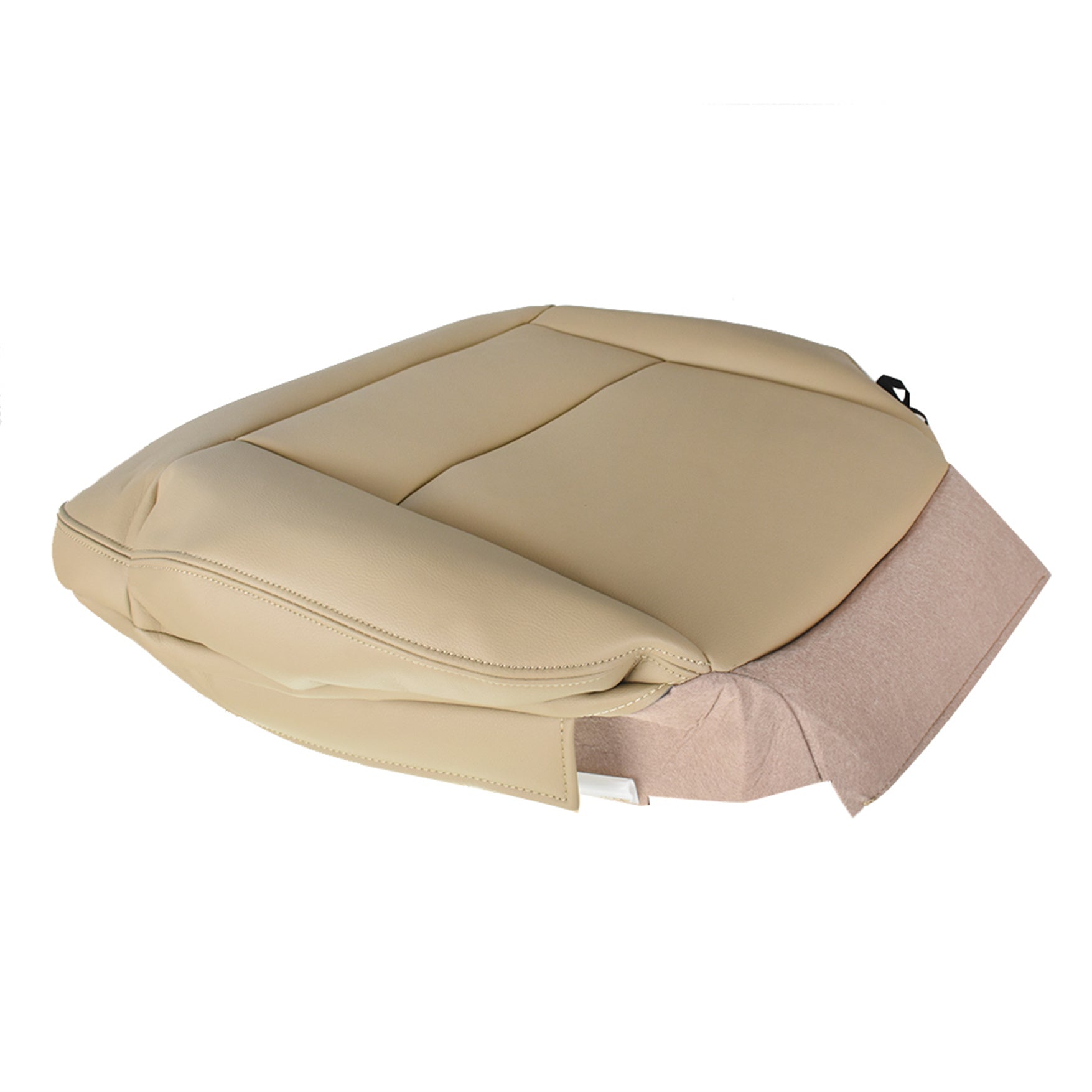 labwork Driver Side Bottom Seat Cover For 2005-2008 Ford F150 Lariat Leatherette Lab Work Auto