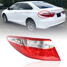 Load image into Gallery viewer, labwork Driver Side Tail Light Replacement for 2015 2016 2017 Toyota Camry Rear Outer Tail Light Lamp Assembly TO2804121 8156006640 LH Left Side Lab Work Auto