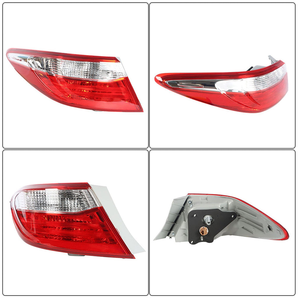 labwork Driver Side Tail Light Replacement for 2015 2016 2017 Toyota Camry Rear Outer Tail Light Lamp Assembly TO2804121 8156006640 LH Left Side Lab Work Auto