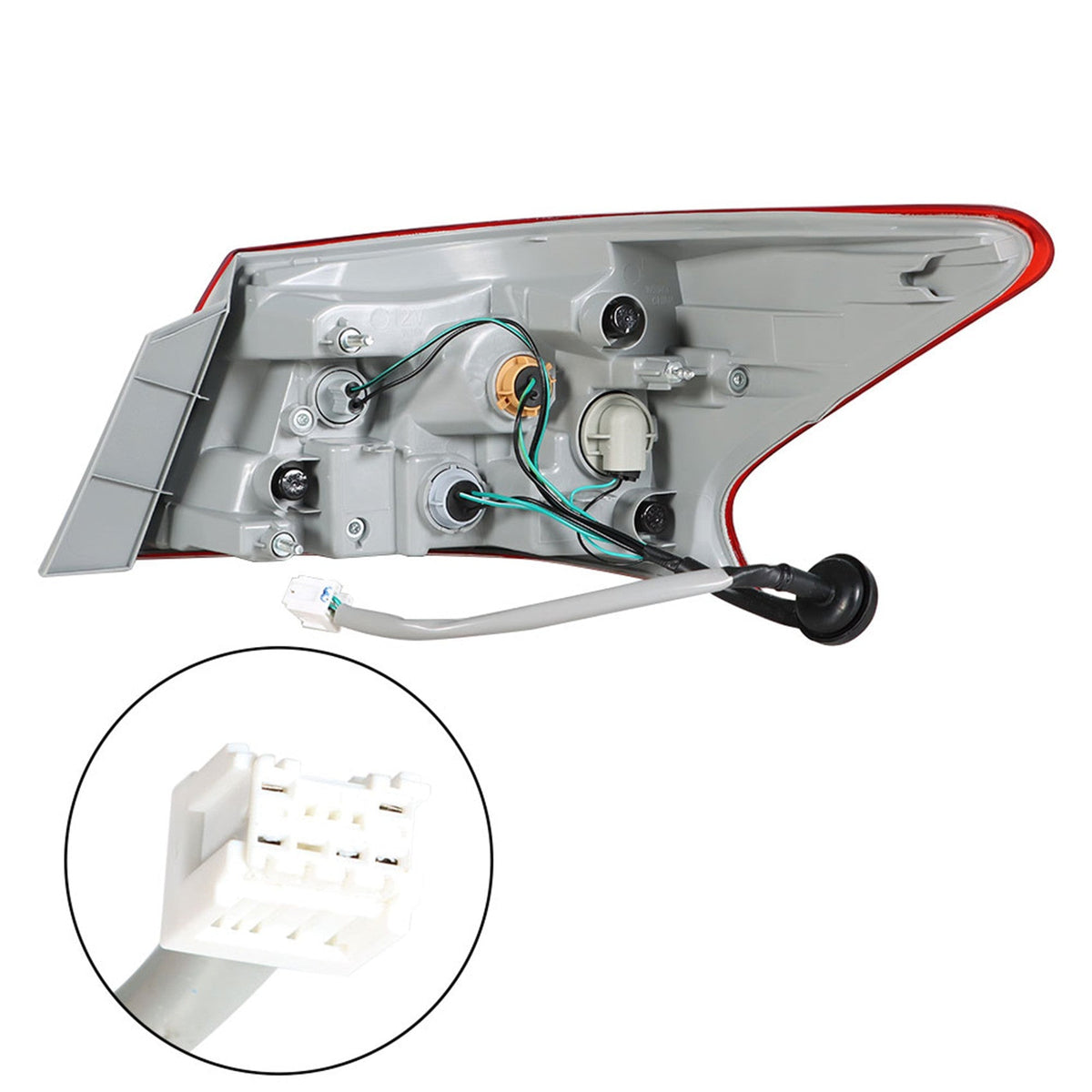 labwork Driver Side Tail Light for 2016-2018 Nissan Sentra Rear LED Tail Light Brake Lamp Assembly NI2804108 265553YU0A LH Left Side Lab Work Auto