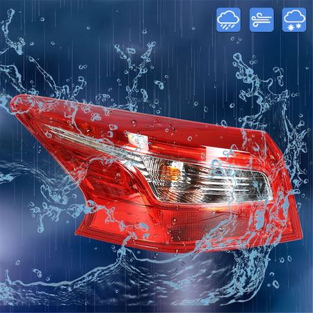 labwork Driver Side Tail Light for 2016-2018 Nissan Sentra Rear LED Tail Light Brake Lamp Assembly NI2804108 265553YU0A LH Left Side Lab Work Auto