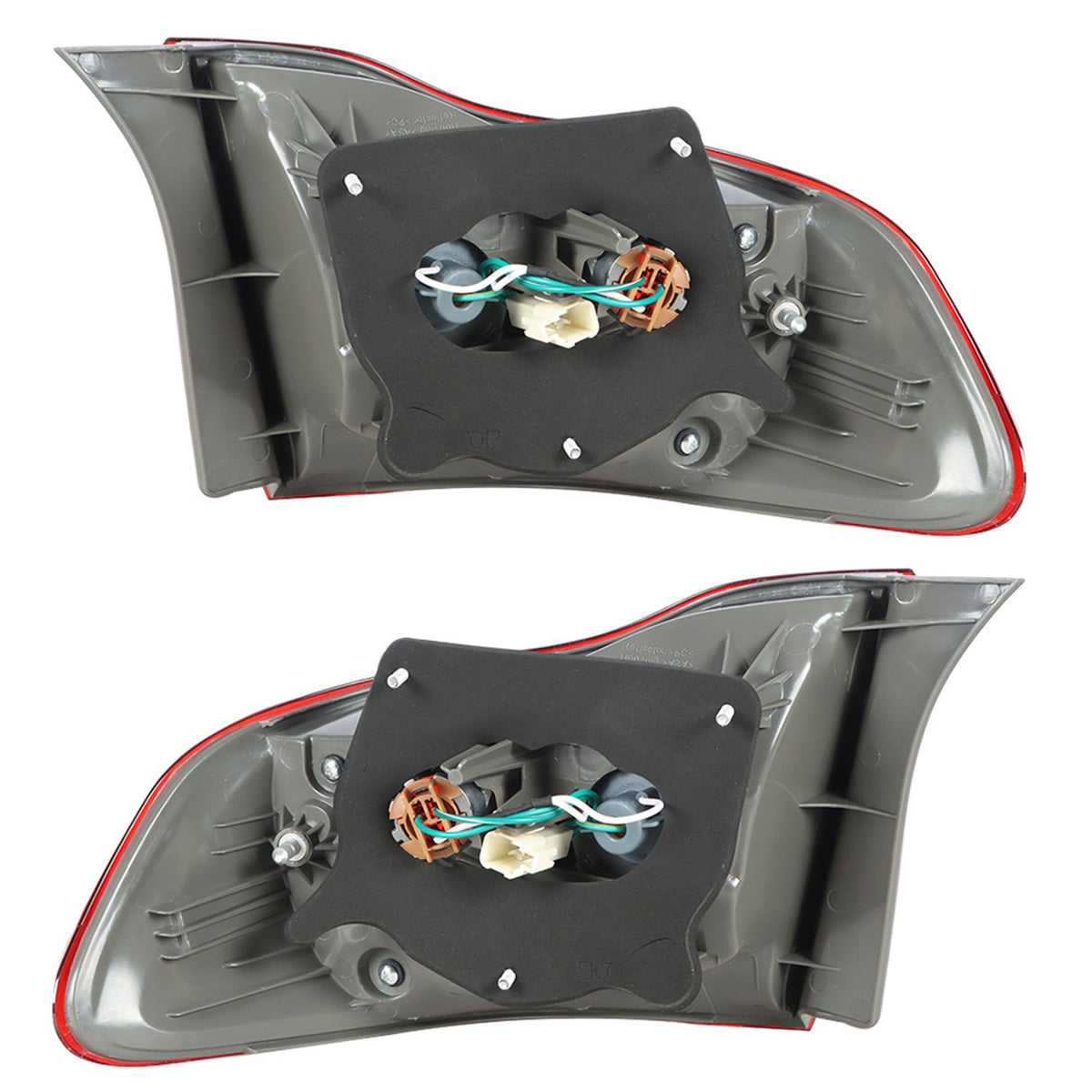 labwork Driver and Passenger Side Rear Tail light Tail Lamp Assembly Replacement for 2009 2010 Toyota Corolla 8155002460 8156002460 TO2800175 TO2801175 Lab Work Auto