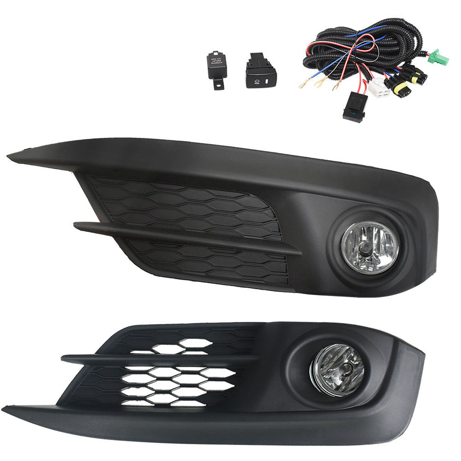 labwork Driving Fog Lights Bumper Lamp Kit For 2016 2017-2020 Honda Civic Lab Work Auto