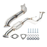 labwork Exhaust Downpipe Down+Front Pipe for 16-20 Honda Civic 1.5T Turbo EX/SI/LX
