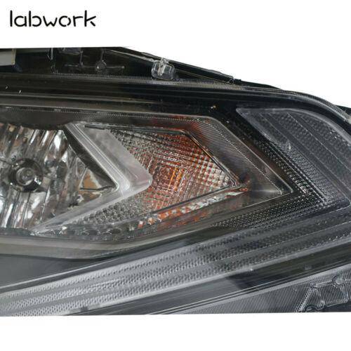 labwork Fit For 2016-2018 Nissan Altima Halogen Headlight Black Driver Left Side Lab Work Auto
