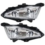 Front Bumper Fog Light Lamp w/881 Bulbs Left&Right For 2007-2010 Hyundai Elantra