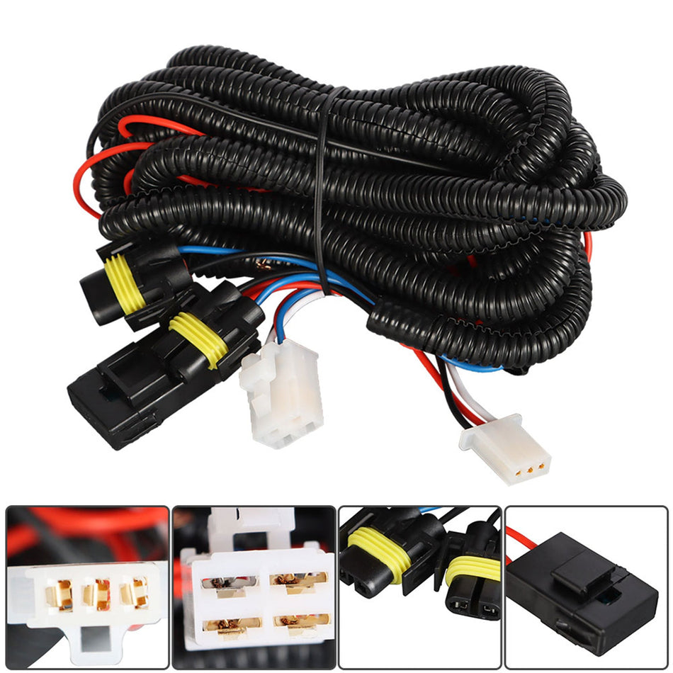 labwork Fog Lights Assembly Replacement for 2010 2011 2012 2013 2014 Chevy Cruze Bumper Fog Lamp + Wiring Switch Left+Right Side (Passenger & Driver Side) Lab Work Auto