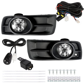 labwork Fog Lights Assembly for 2010 2011 2012 2013 2014 Chevy Cruze Bumper Fog Lamp + Wiring Switch Left+Right Side (Passenger & Driver Side)
