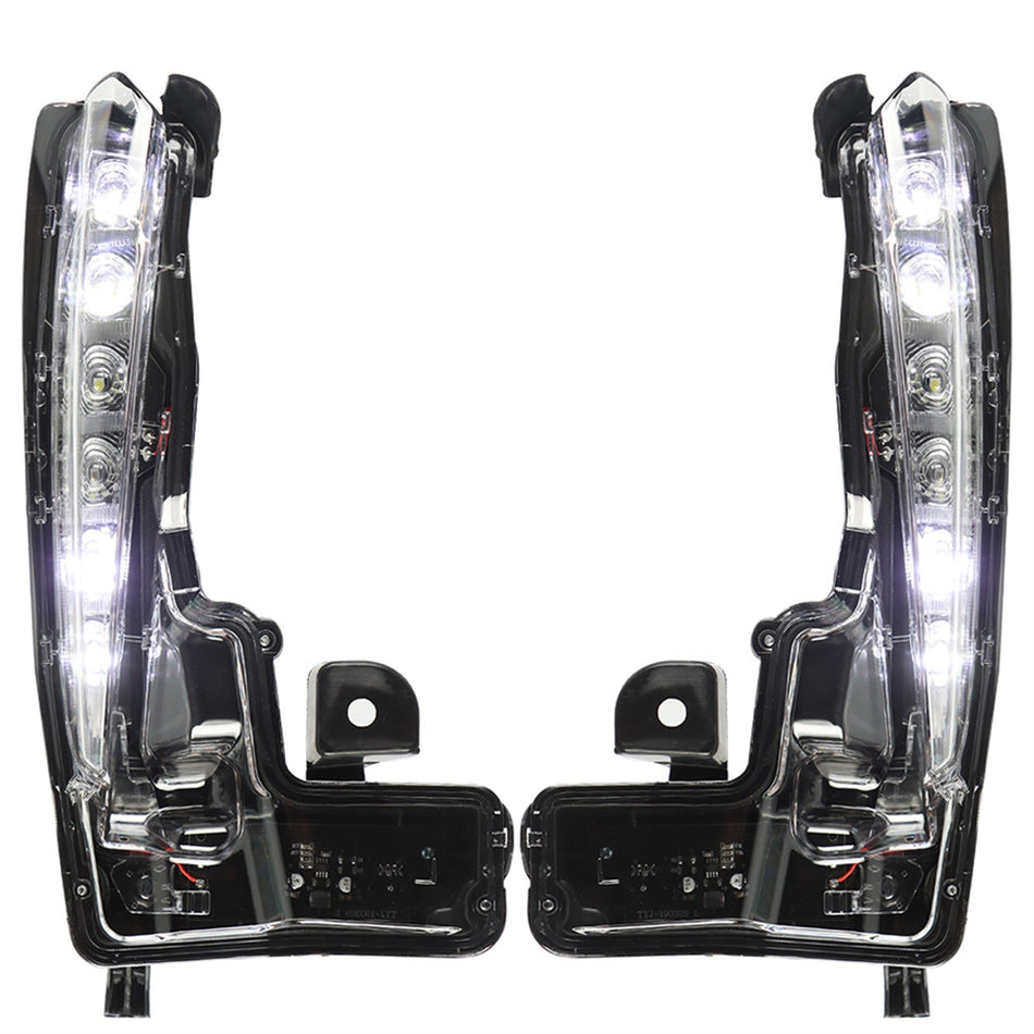 labwork Fog Lights Assembly Replacement for 2017 2018 2019 Toyota Corolla SE XSE Clear Lens Bumper Fog Lamp Left+Right Side (Passenger & Driver Side) Lab Work Auto