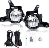 labwork Fog Lights Assembly TO2593130 TO2592130 Replacement for 2013 2014 2015 RAV4 Clear Lens Bumper Fog Lamp Left+Right Side (Bulbs+Bezel+Switch)