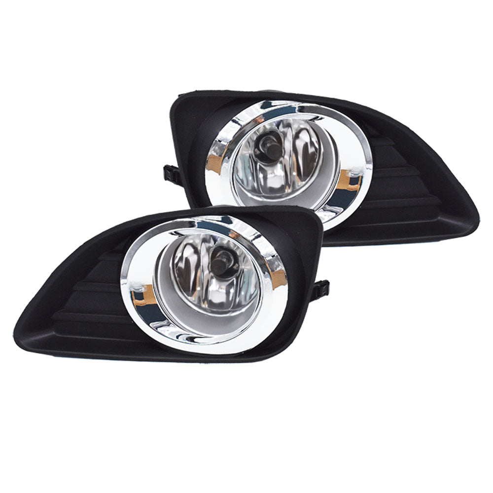 labwork Fog Lights, Fog Lamps (Clear Lens) for 2010-2011 Toyota Camry - Includes Switch and Wiring Kit (2pcs a Set) Lab Work Auto 