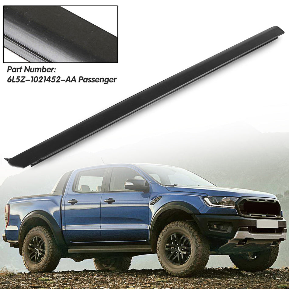 labwork For 1999-2011 Ford Ranger Front Left Door Window Glass Weatherstrip Seal Lab Work Auto