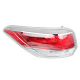 labwork For 2014-2016 Toyota Highlander Outer Tail Light Lamp Halogen Left Side