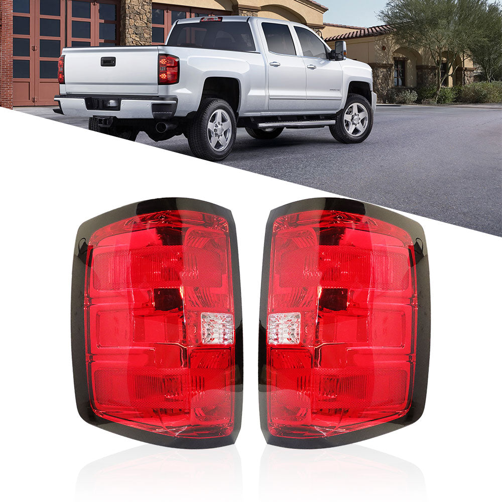 labwork For 2015-2018 Silverado 1500 Tail Lights Brake Lamp Left + Right Side Lab Work Auto