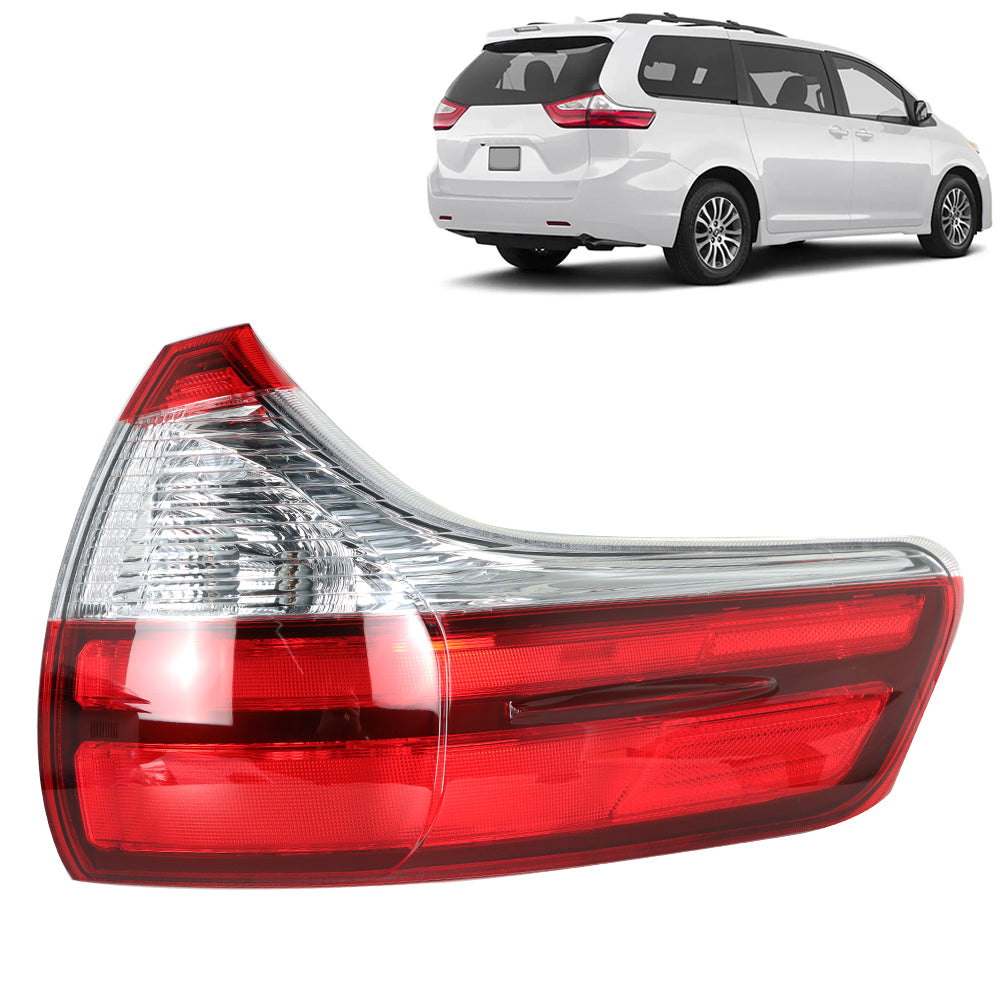 labwork For 2015-2020 Toyota Sienna Base L LE XLE Right Outer Tail Light Lamp Lab Work Auto