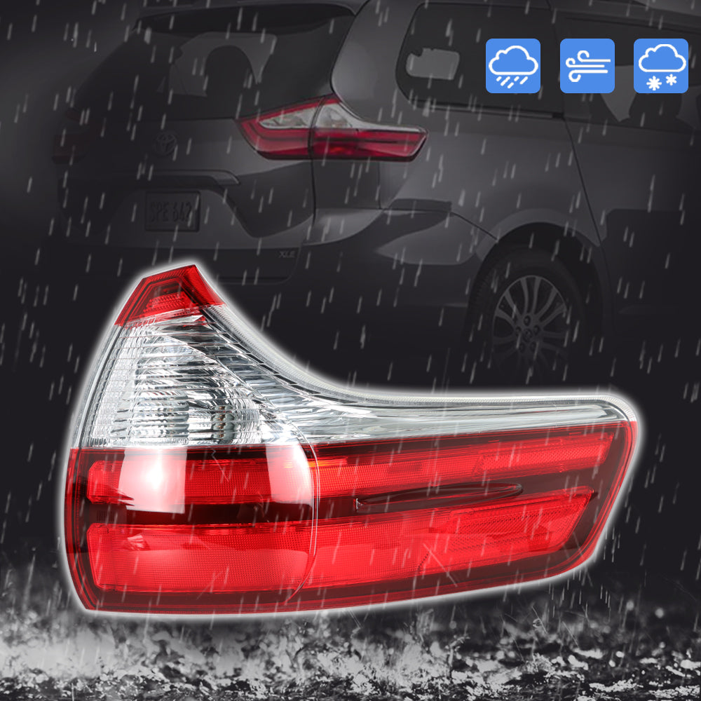 labwork For 2015-2020 Toyota Sienna Base L LE XLE Right Outer Tail Light Lamp Lab Work Auto
