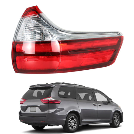 labwork For 2015-2020 Toyota Sienna Base L LE XLE Right Outer Tail Light Lamp Lab Work Auto