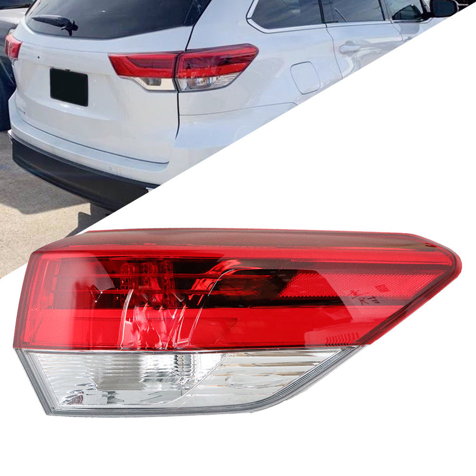 labwork For 2017 2018 2019 Toyota Highlander Right Side Outer Tail Light Lamp Lab Work Auto
