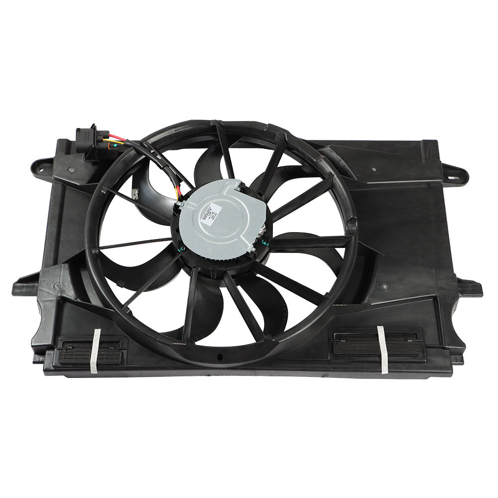 labwork For 2017-2019 Chevy Cruze Dual l4 1.4L Radiator Cooling Fan Assembly Lab Work Auto