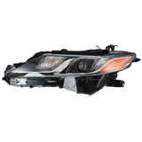 Left Side Headlight For 2018-2019 Toyota Camry L Le Se Headlight Black Housing