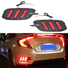 Load image into Gallery viewer, labwork For Honda Civic Sedan 2016-2019 LED Reflector Rear Bumper Brake Lamp Lab Work Auto