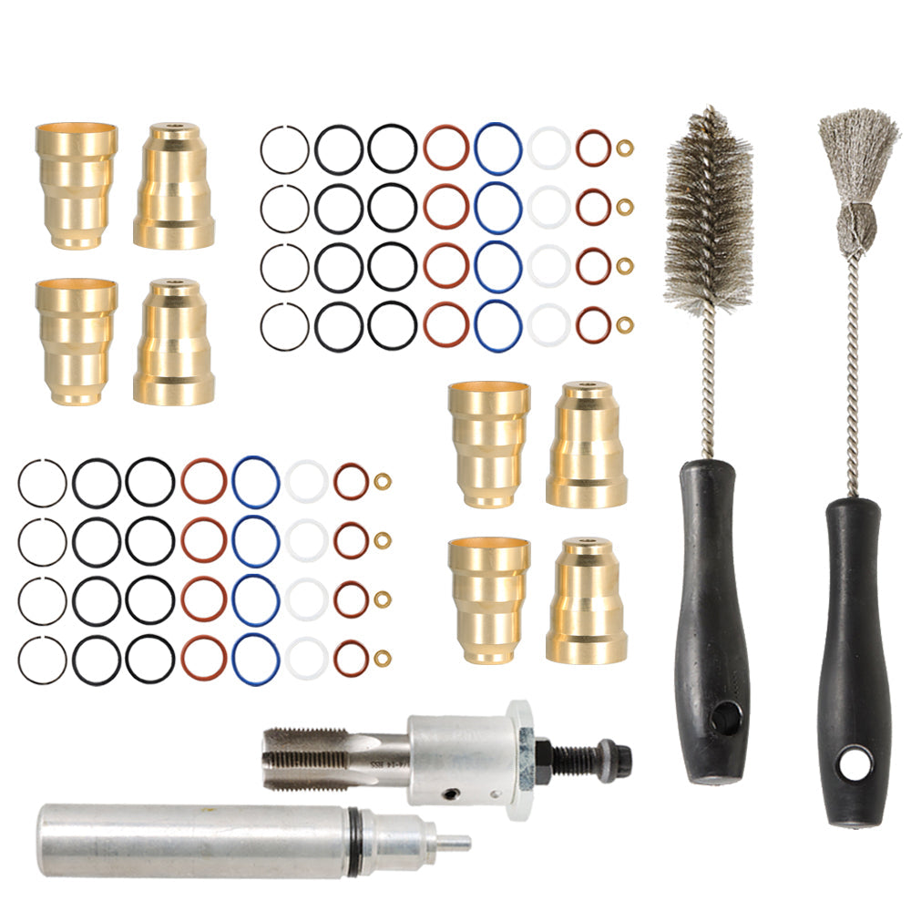 labwork For Navistar T444E, DT466E Injector Sleeve Cup Removal Installation Tool Lab Work Auto 