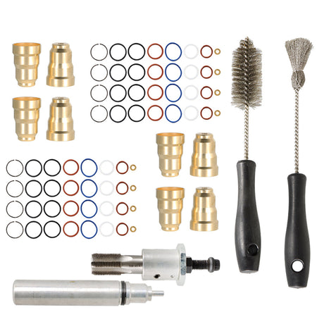 labwork For Navistar T444E, DT466E Injector Sleeve Cup Removal Installation Tool Lab Work Auto 