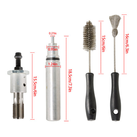 labwork For Navistar T444E, DT466E Injector Sleeve Cup Removal Installation Tool Lab Work Auto 