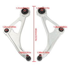 Load image into Gallery viewer, labwork For Nissan Altima 2015-2018 Maxima 2016-2019 Front Lower Control Arm Set of 2 Lab Work Auto