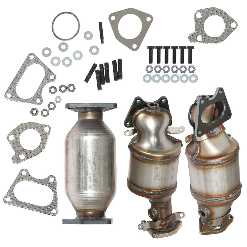 labwork For Odyssey 3.5L 2005-2007 Catalytic Converters BANK 1 and BANK 2 and Rear Lab Work Auto