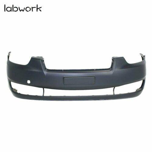 labwork Front Bumper Cover For 2006-2010 Hyundai Accent Primered Replacement Lab Work Auto