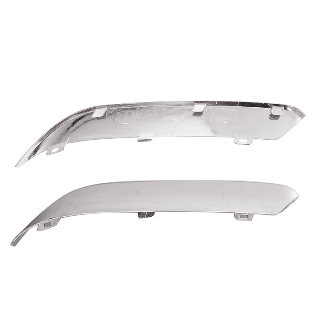 labwork Front Bumper Molding Chrome Trim Set L and R Replacement for 2005-2010 Chrysler 300 5.7L Engine Chrome Plastic 4805939AA, 4805938AA Lab Work Auto 