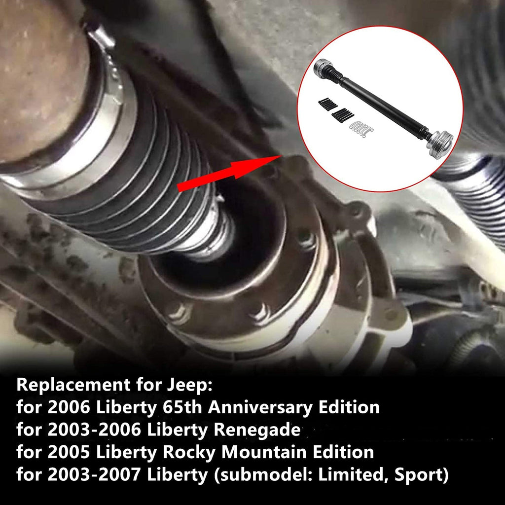 labwork Front Drive Shaft Prop Assy for 02-07 Jeep Liberty 3.7L 52111596AB 52111596AA Lab Work Auto