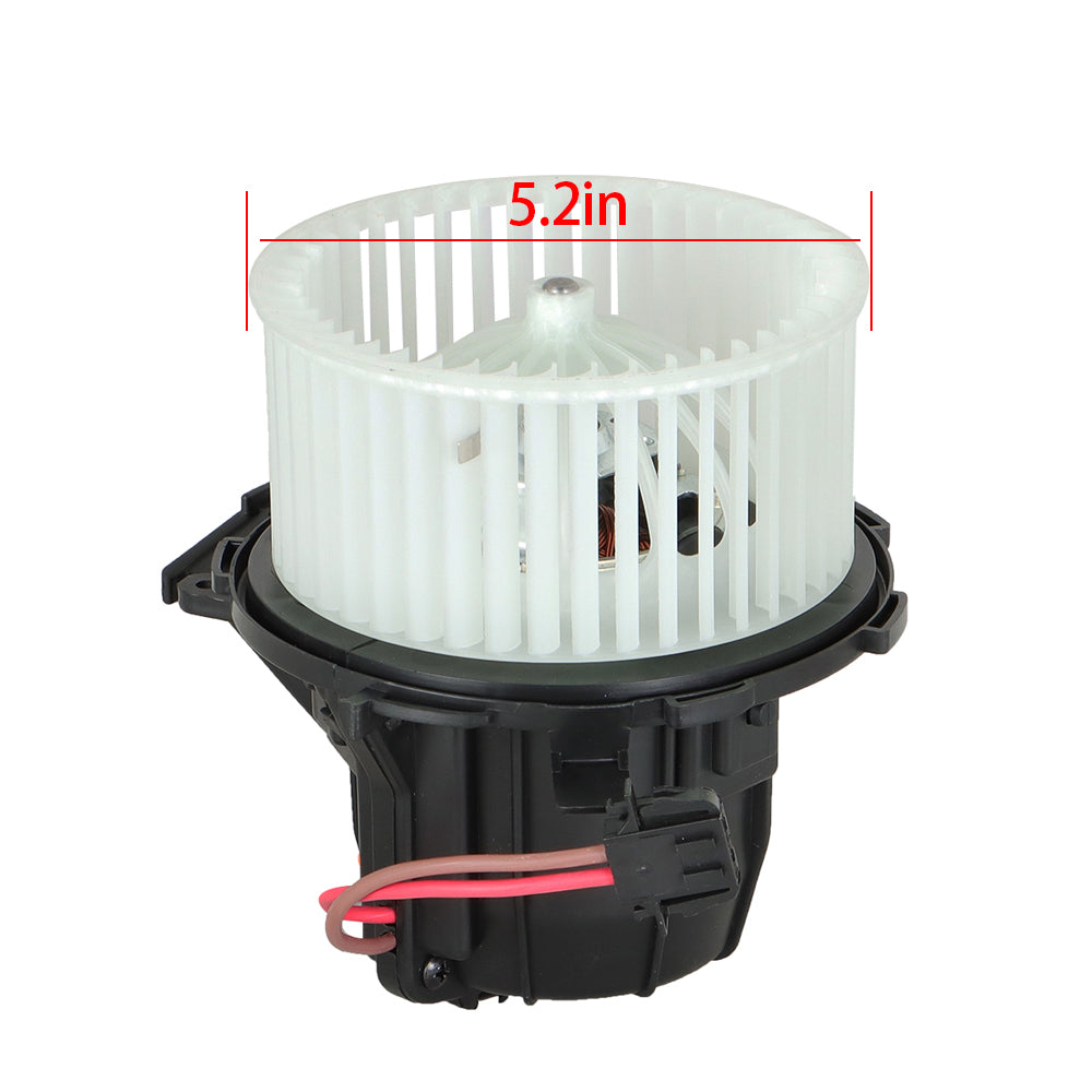 labwork Front HVAC Heater Blower Motor With Fan Cage For 09-12 Audi A4 A5 Q5 S4 Lab Work Auto
