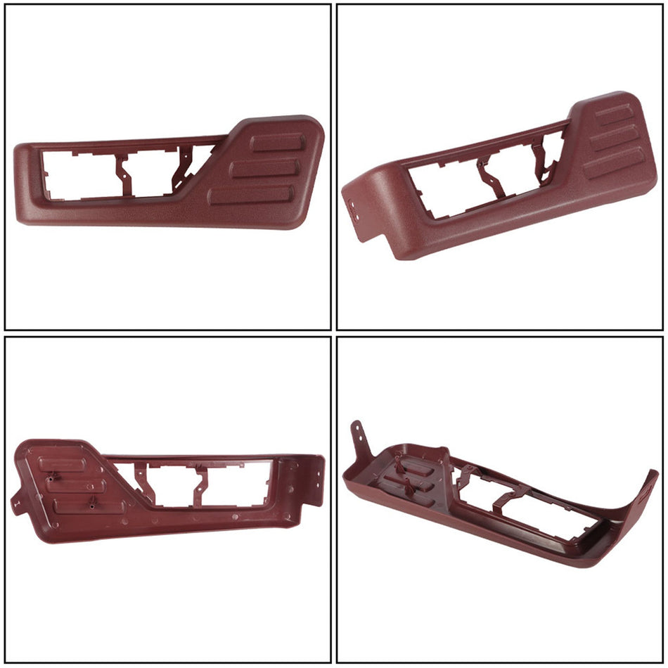 labwork Front LH Driver Seat Panel Trim For 2008 -2010 Ford F250 F350 Super Duty Red Lab Work Auto