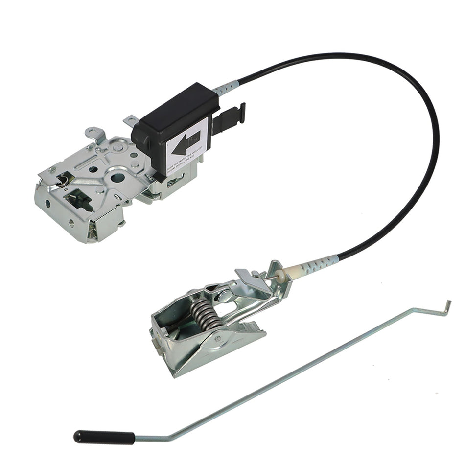 labwork Front Left Driver Door Latch Lock - Door Latch Lock Cable Rod Kit Replacement for Ford F-150 F-250 F-350 Bronco Replace F4TZ-15219A65-A Lab Work Auto