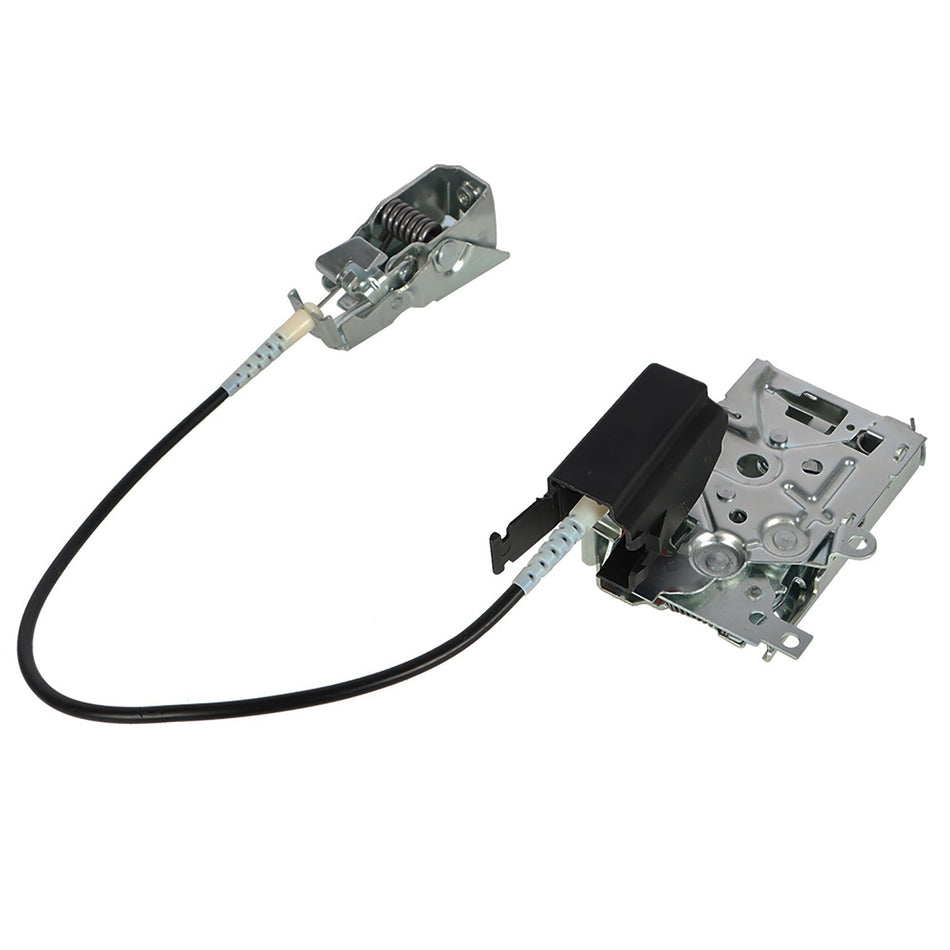 labwork Front Left Driver Door Latch Lock - Door Latch Lock Cable Rod Kit Replacement for Ford F-150 F-250 F-350 Bronco Replace F4TZ-15219A65-A Lab Work Auto