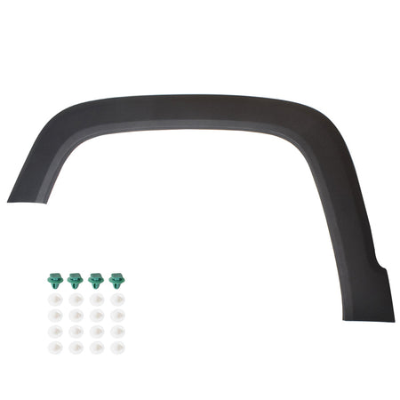 labwork Front Left  Fender Flares For 2015-2017 Jeep Renegade Plastic Dark Gray Lab Work Auto