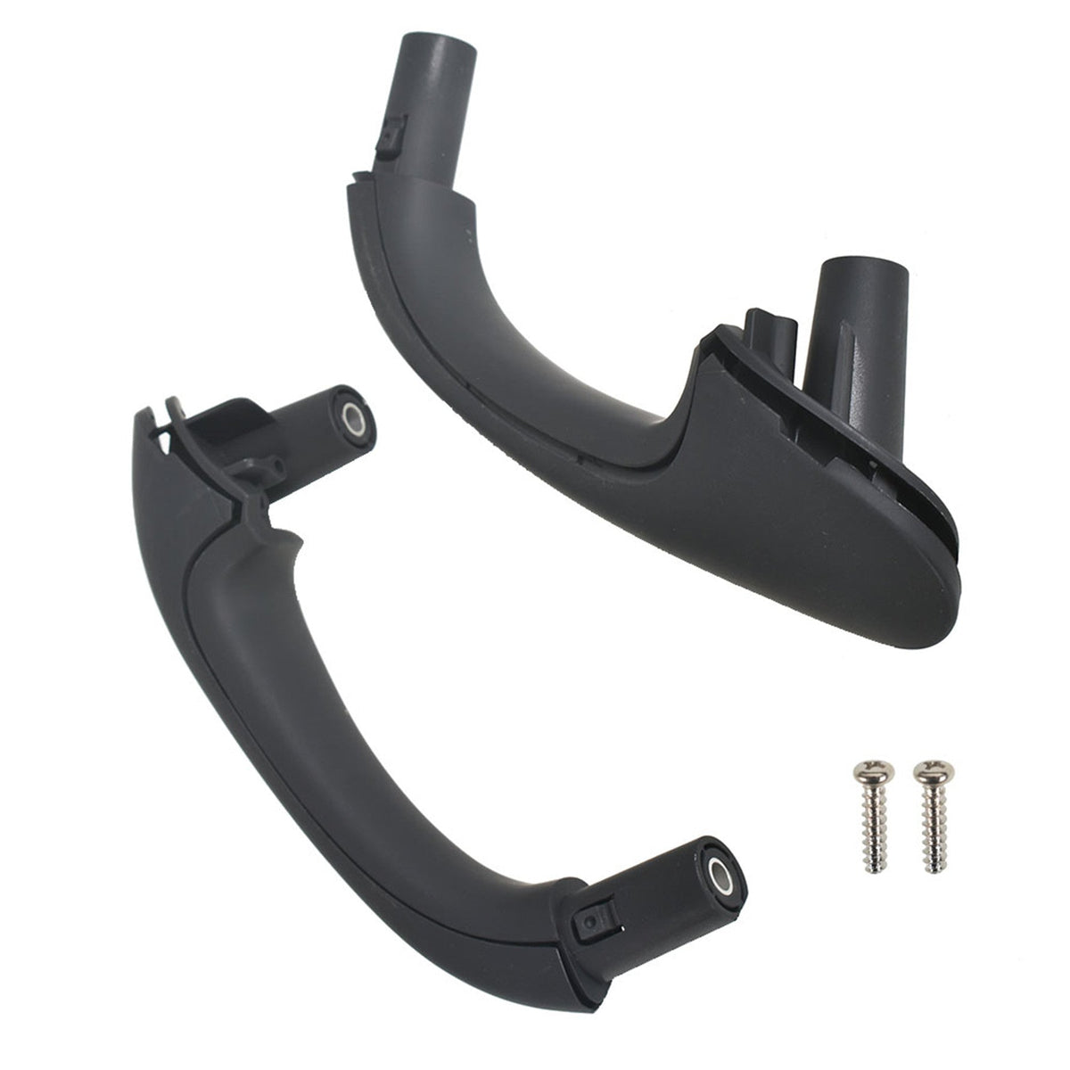labwork Front Left&Right Grip Door Handle Black for Mercedes C Class W203 2003-2007 Lab Work Auto