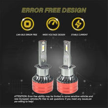Load image into Gallery viewer, labwork H1 LED Fog Light Bulbs 6500K 9000LM 56W Fog Light LED Conversion Kit, Pack of 2 Lab Work Auto 