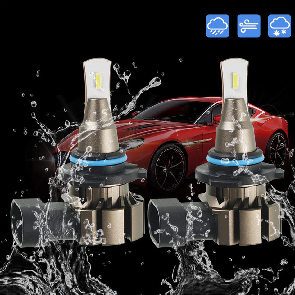 labwork H10 9145 9140 9045 9040 2 PCS LED Bulb Conversion Kit IP67 Waterproof 6000K White 360-degree Illumination 3000LM/Pair Lab Work Auto