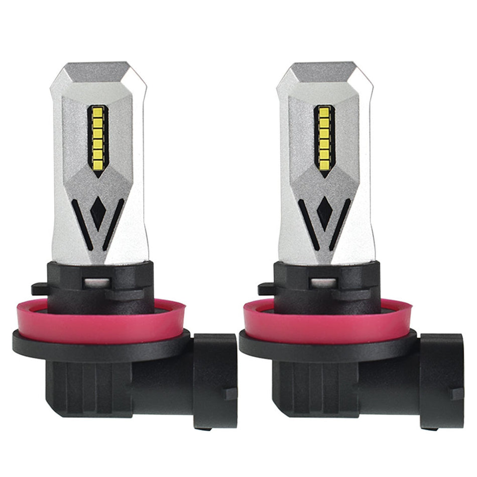 labwork H11/H8/H9/H16 2 PCS LED Fog Light Bulbs 80W High Power 6000K White 1500LMReplacement for LED Fog Light ,Daytime Running Lights DRL Lab Work Auto 