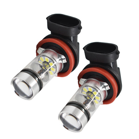 labwork H16 H11 6000K White LED Fog Lights Bulbs For 2012-2017 Toyota Tacoma Lab Work Auto