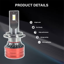 Load image into Gallery viewer, labwork H7 LED Fog Light Bulbs 6500K 9000LM 56W Bright Fog Light LED Conversion Kit, Pack of 2 Lab Work Auto 