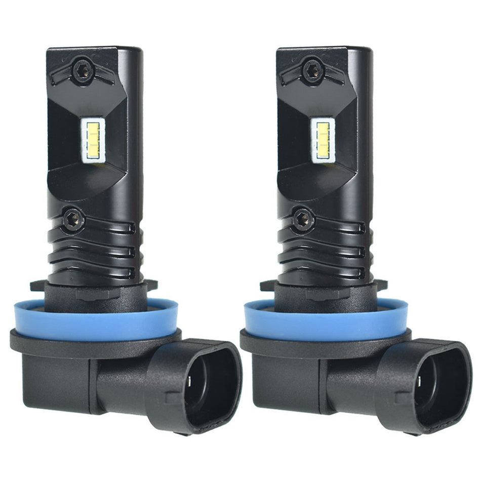 labwork H8 H9 H11 H16 2 PCS LED Fog Light Bulbs High Power 80W 6500K White Replacement for Signal, Turn, Brake, Parking, Tail, DRL Fog Lights Lab Work Auto 