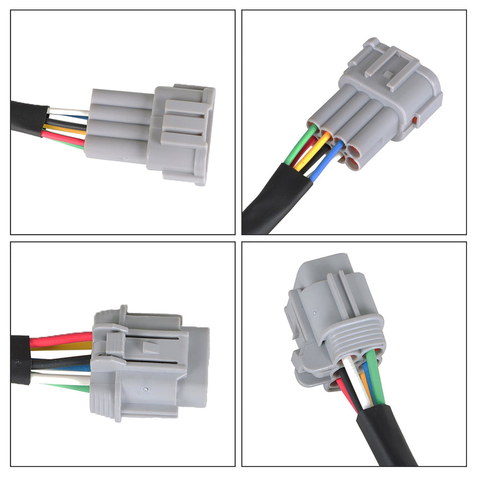 labwork Headlight Conversion Adapters Replacement for Nissan 350z - Headlight Adapter Wiring Harness Plug & Play 8-pin to 6-pin plug Lab Work Auto