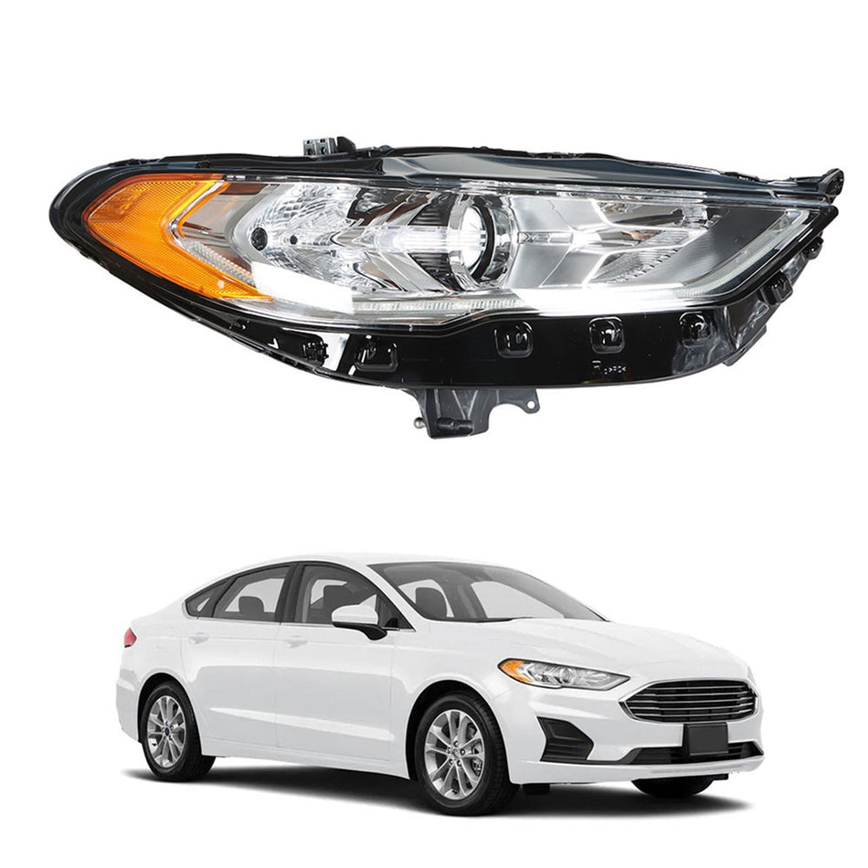labwork Headlight For 2017-2019 Ford Fusion Passenger RH Headlamp Without Bulb Lab Work Auto