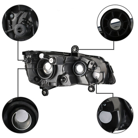 labwork Headlights For 2011-19 Dodge Grand Caravan 08-16 Chrysler Town & Country Lab Work Auto