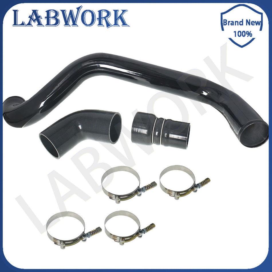 labwork Hot Side Intercooler Pipe For 04-10 Chevy/GMC Pickup Duramax Diesel 6.6L Lab Work Auto